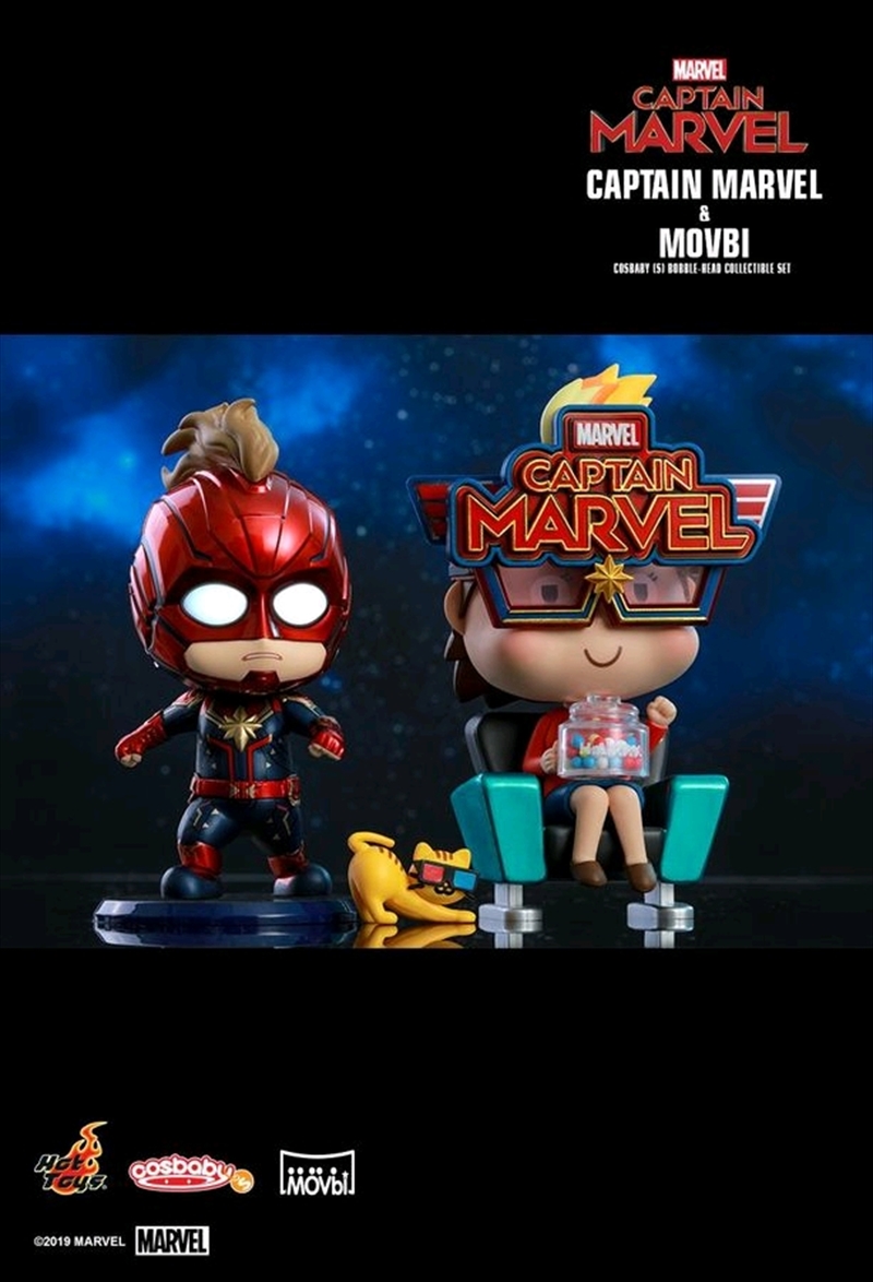Captain Marvel - Captain Marvel &Movbi Cosbaby Set/Product Detail/Figurines