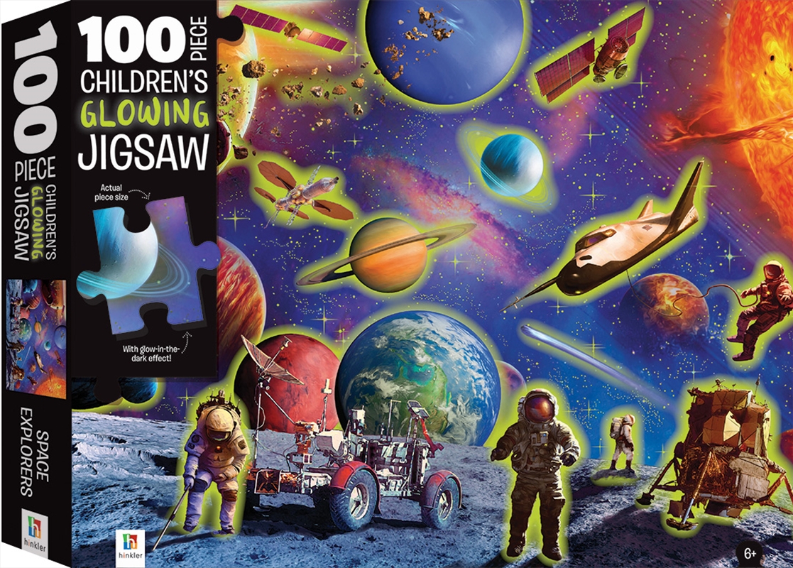 100-Piece Children’s Glowing Jigsaw: Space AdventureAGE/Product Detail/Education and Kids