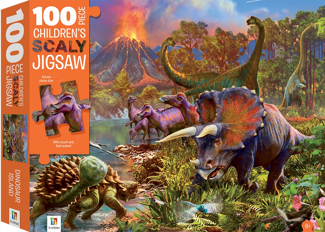 100-Piece Children’s Scaly Jigsaw: Dinosaur Island/Product Detail/Education and Kids