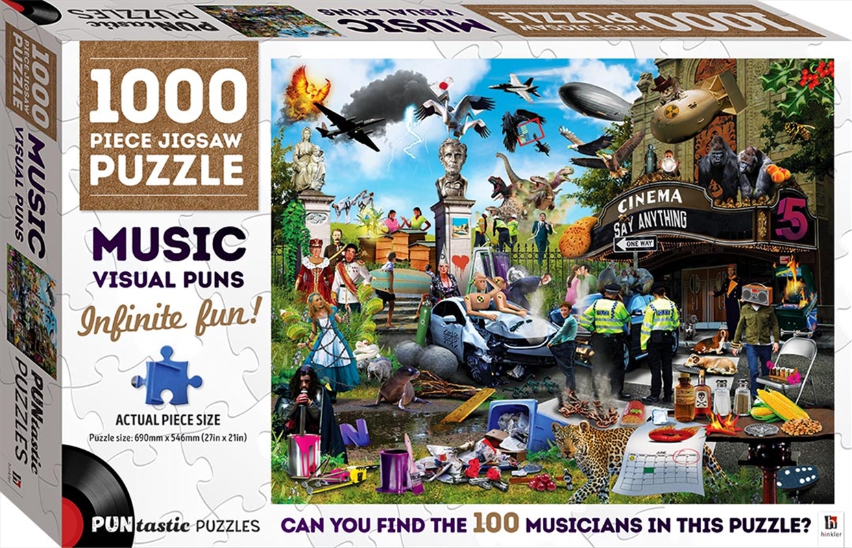 Puntastic Puzzles: Music 1000-piece Puzzle | Merchandise