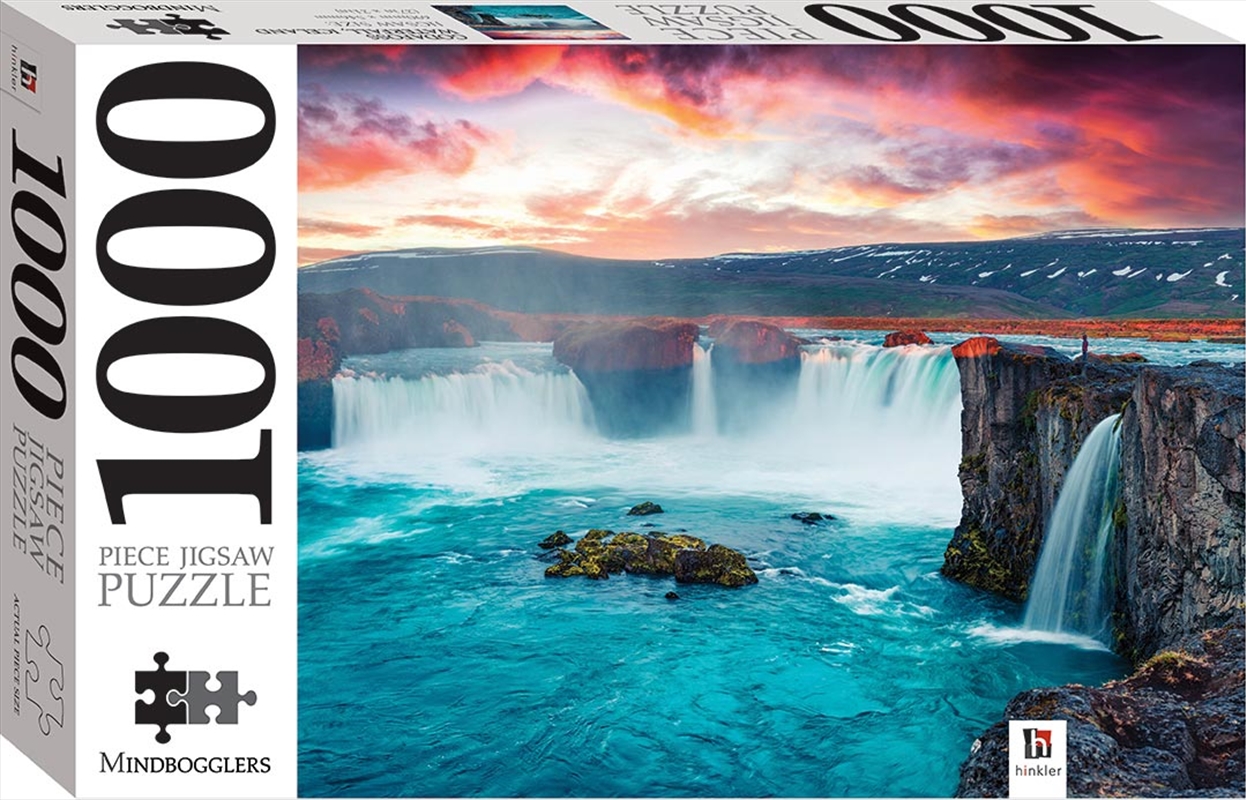 Godafoss Waterfall, Iceland 1000 Piece Puzzle | Merchandise