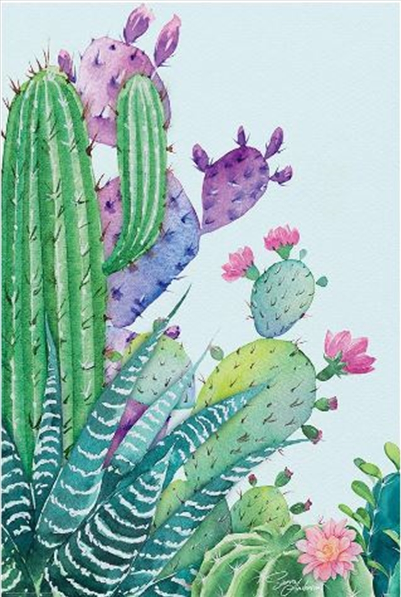 Sierra Anderson - Watercolour Succulents Poster/Product Detail/Posters & Prints