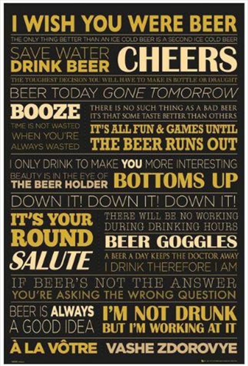 Beer - Life/Product Detail/Posters & Prints