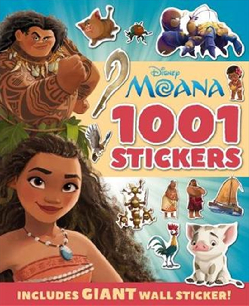 Disney: Moana 1001 Sticker Book | Paperback Book