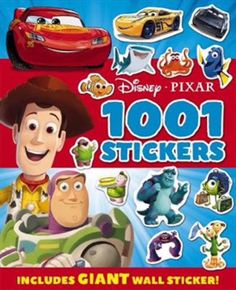 Disney: Pixar 1001 Sticker Book | Paperback Book
