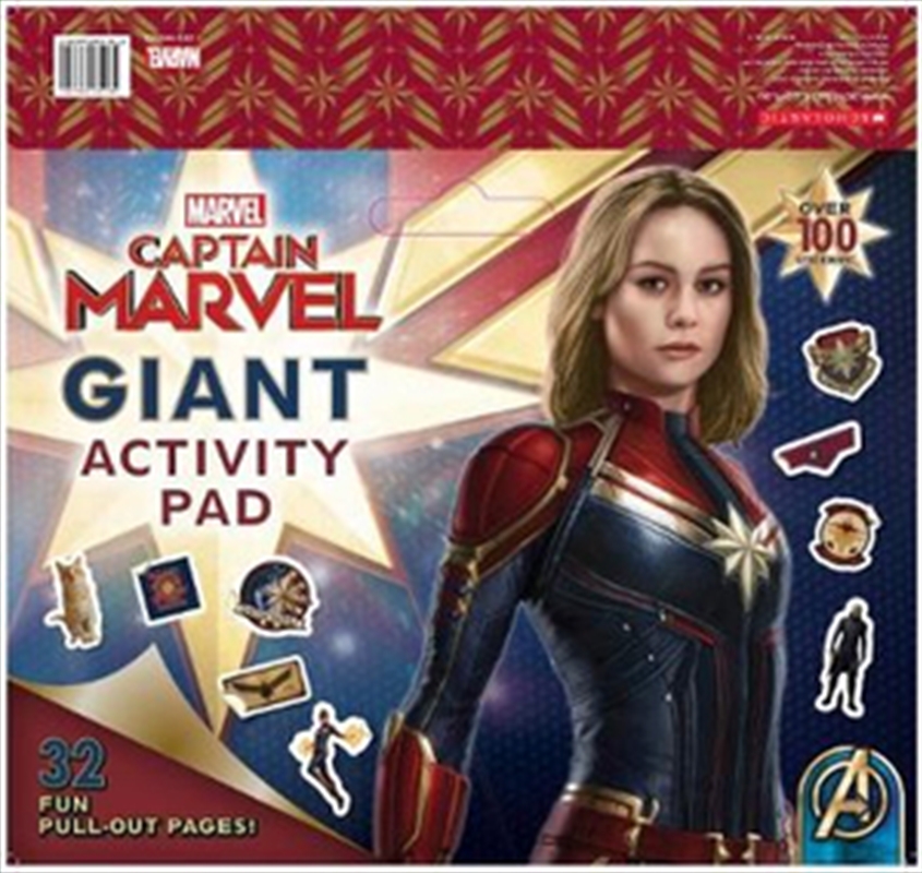 Marvel: Captain Marvel Giant Activity Pad/Product Detail/Arts & Crafts Supplies