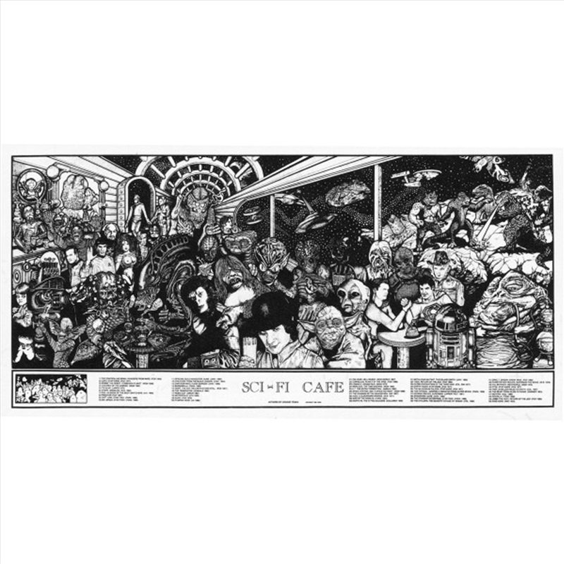 Howard Teman Sci-Fi Cafe poster/Product Detail/Posters & Prints
