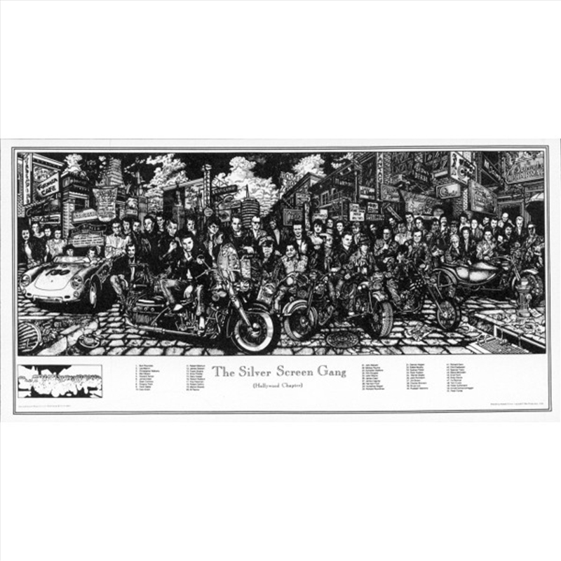 Howard Teman Silver Screen Gang poster/Product Detail/Posters & Prints