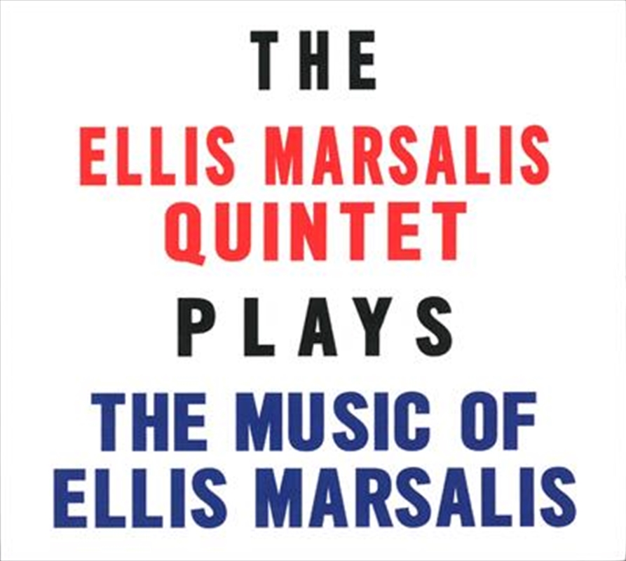 Plays The Music Of Ellis Marsalis/Product Detail/Jazz