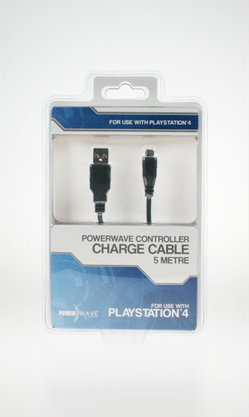 Powerwave PS4 5M Controller Charge Cable/Product Detail/Consoles & Accessories