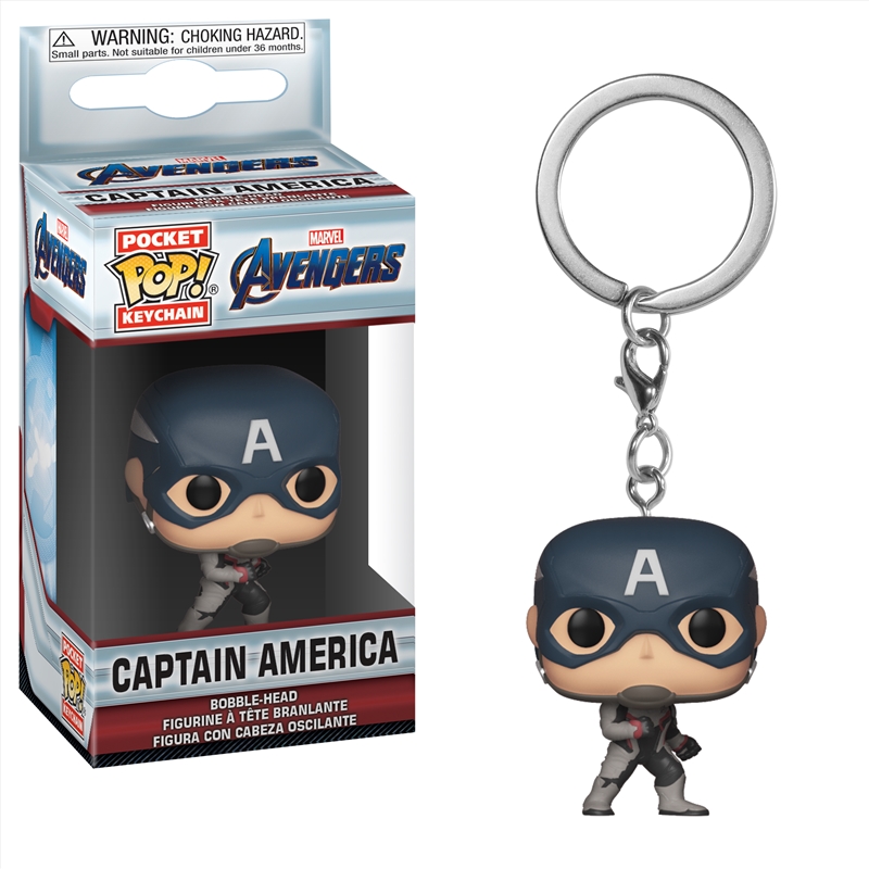 Avengers 4 - Captain America Pop! Keychain/Product Detail/Movies