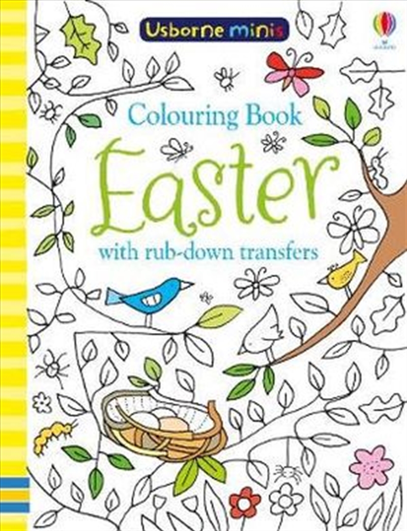 Mini Books Colouring Book Easter with Rub Downs/Product Detail/Kids Colouring