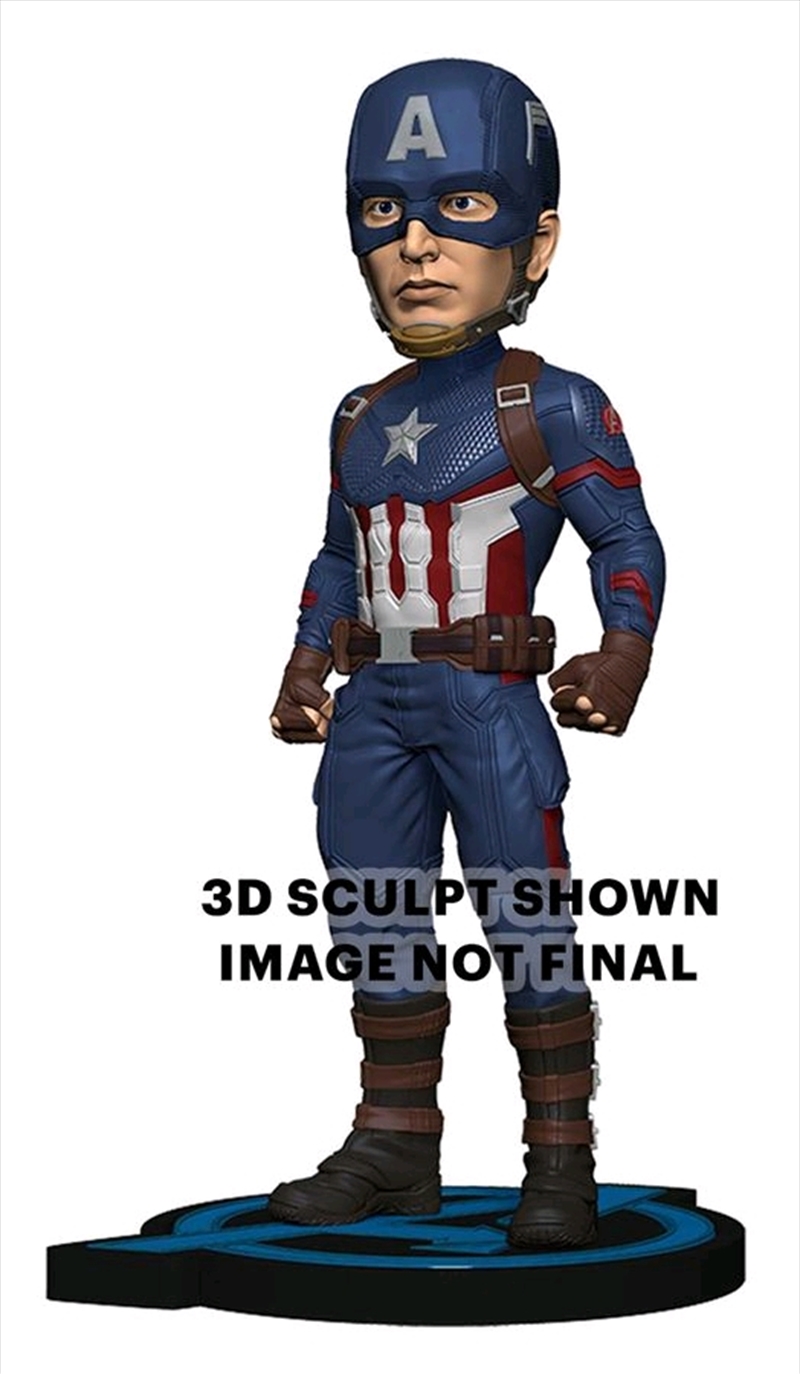 Avengers 4: Endgame - Captain America Head Knocker/Product Detail/Figurines