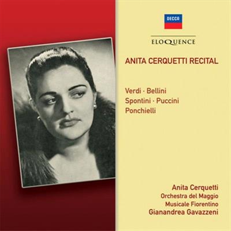 Anita Cerquetti Recital/Product Detail/Classical