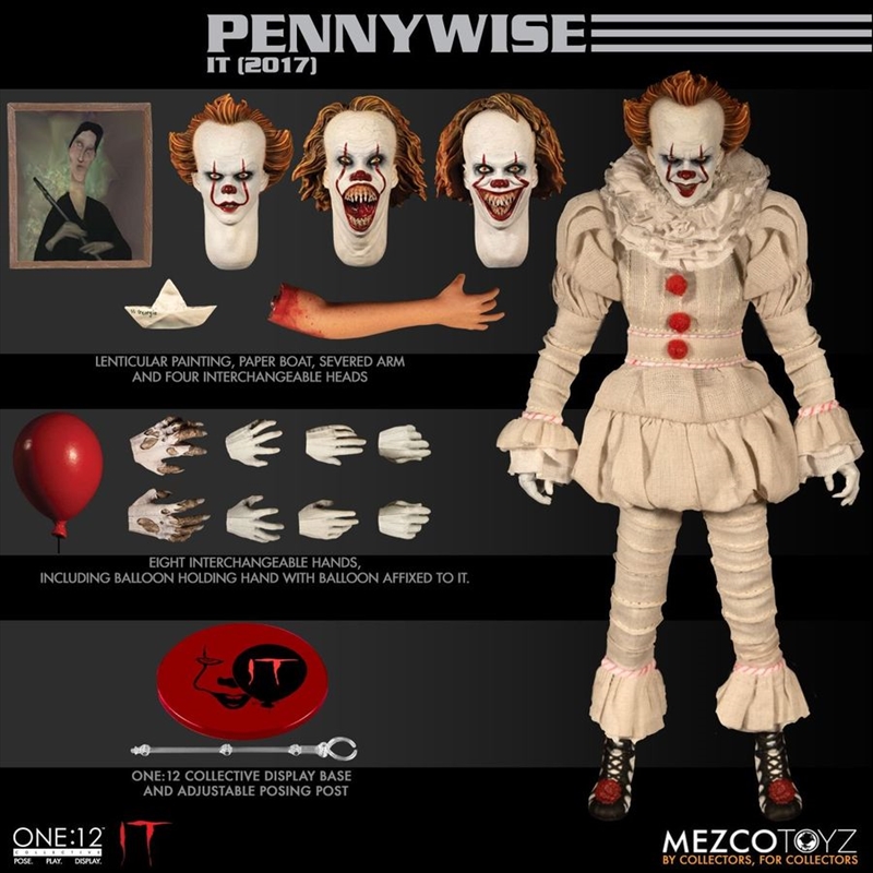 It (2017) - Pennywise One:12 Collective Action Figure/Product Detail/Figurines