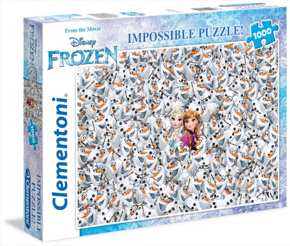 Clementoni Disney Puzzle Frozen Impossible Puzzle 1000 Pieces | Merchandise