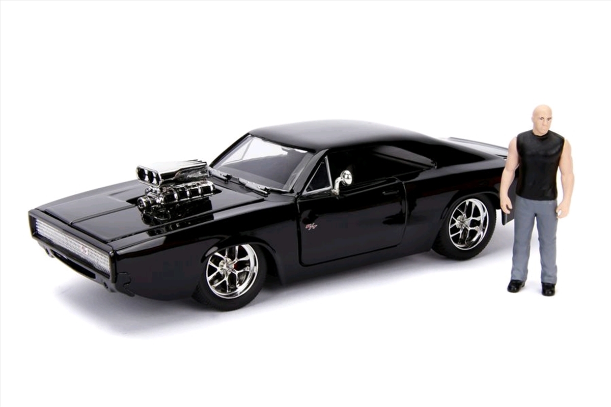 Fast & Furious - 1970 Dodge Charger 1:24 with Dom Hollywood Ride/Product Detail/Figurines