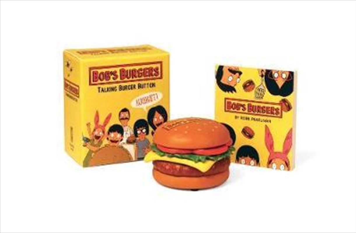 Bob's Burgers Talking Burger Button/Product Detail/Buttons & Pins