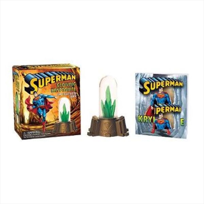 Superman: Glowing Kryptonite and Illustrated Book | Merchandise