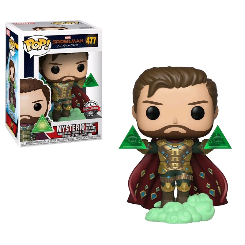 Spider-Man: Far From Home - Mysterio Unmasked US Exclusive Pop! Vinyl [RS]/Product Detail/Movies
