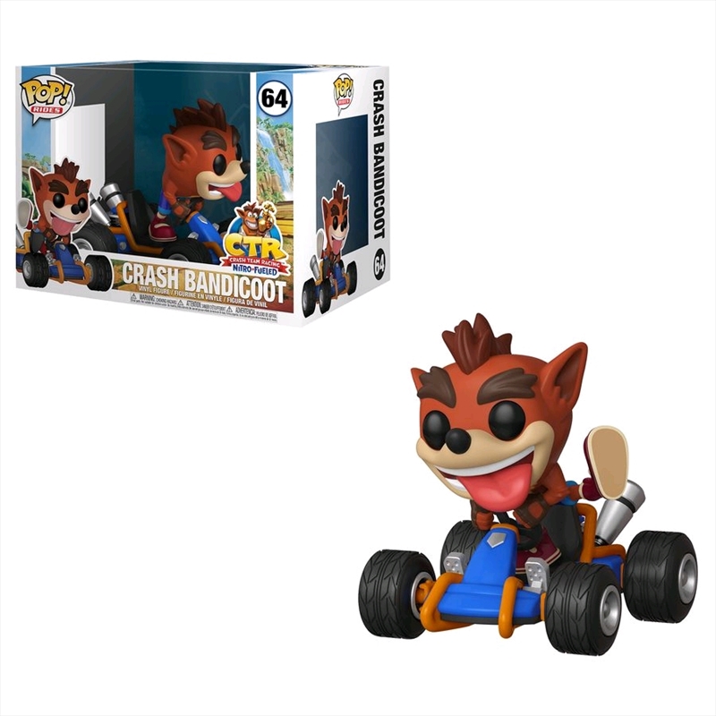 Crash Bandicoot - Crash Go-Kart Pop! Ride/Product Detail/Pop Vinyl Rides