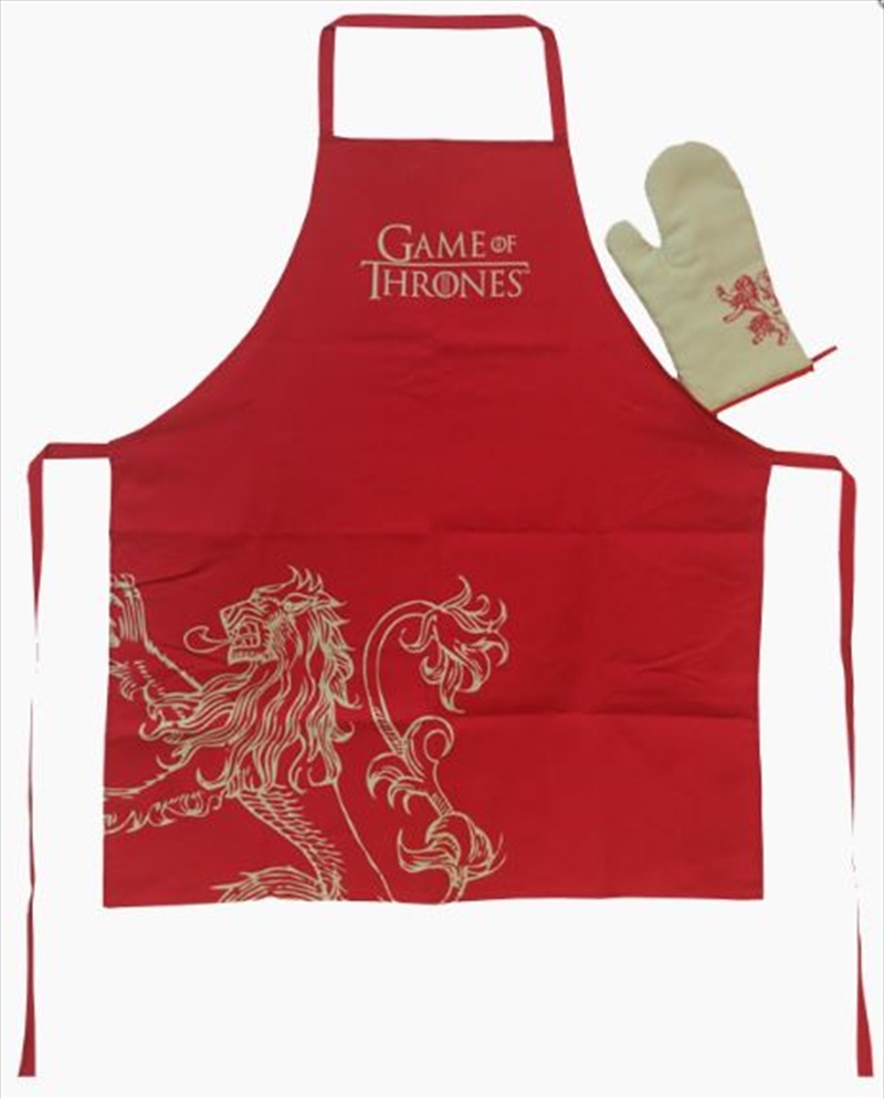 Game Of Thrones - Lannister Apron & Oven Mitt Set/Product Detail/Kitchenware