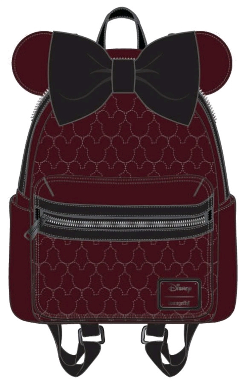 Loungefly - Mickey Mouse - Brown with Bow & Ears Mini Backpack/Product Detail/Bags