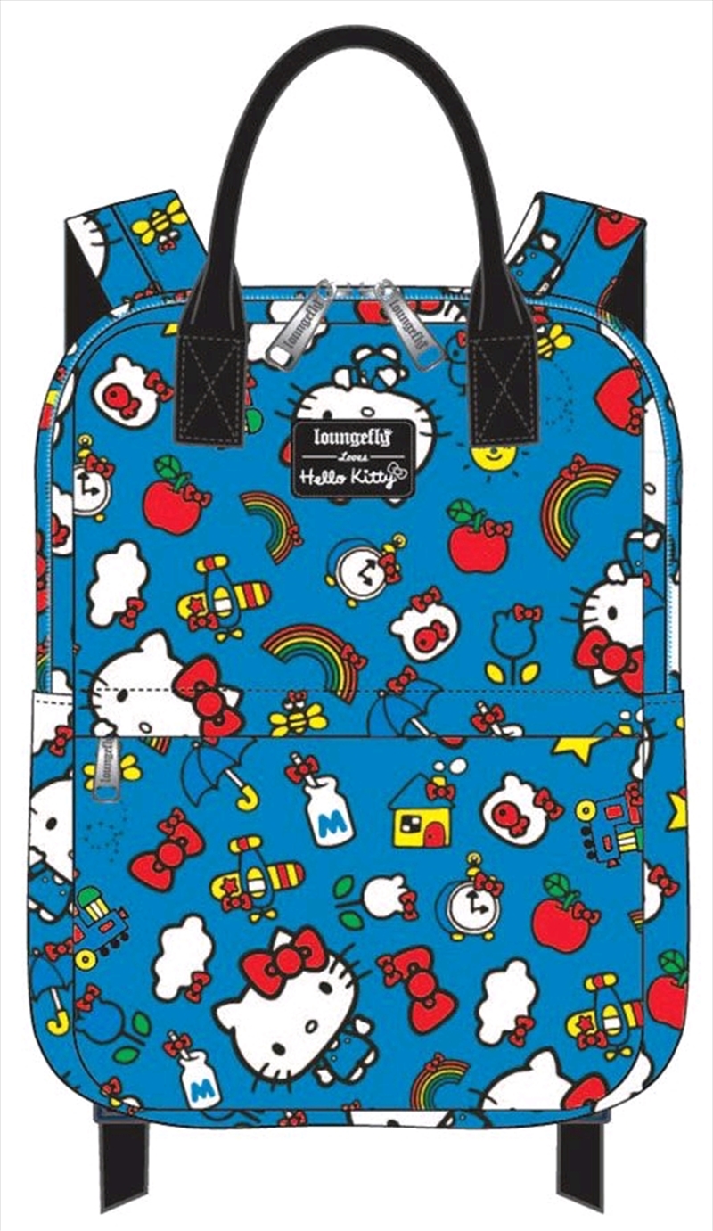 Loungefly - Hello Kitty - Blue Collage Backpack/Product Detail/Bags