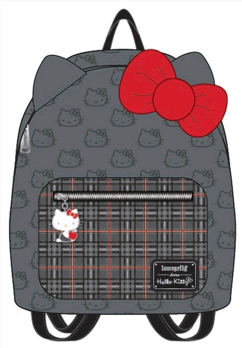 Loungefly - Hello Kitty - Grey Mini Backpack with Bow/Product Detail/Bags