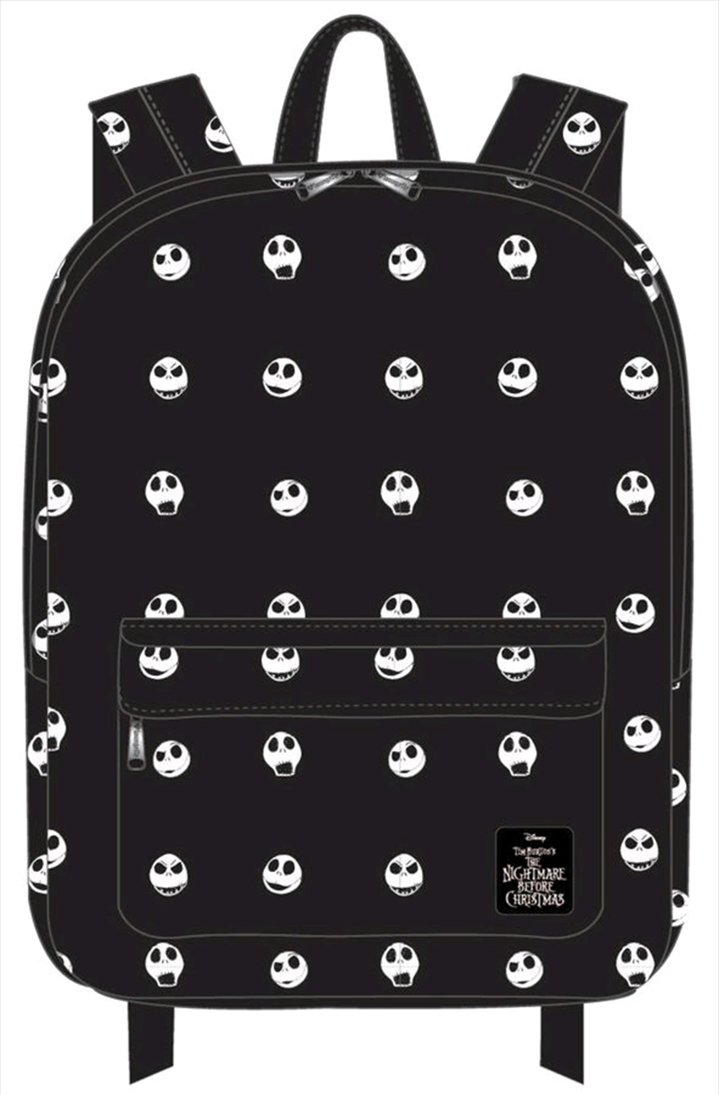 Loungefly - A Nightmare Before Christmas - Black Jack head Backpack/Product Detail/Bags