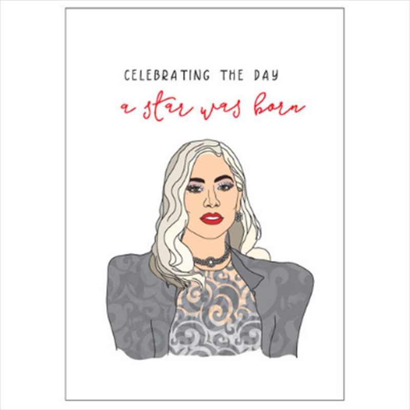 Birthday Card - Celebrating A Star/Product Detail/Greeting Cards