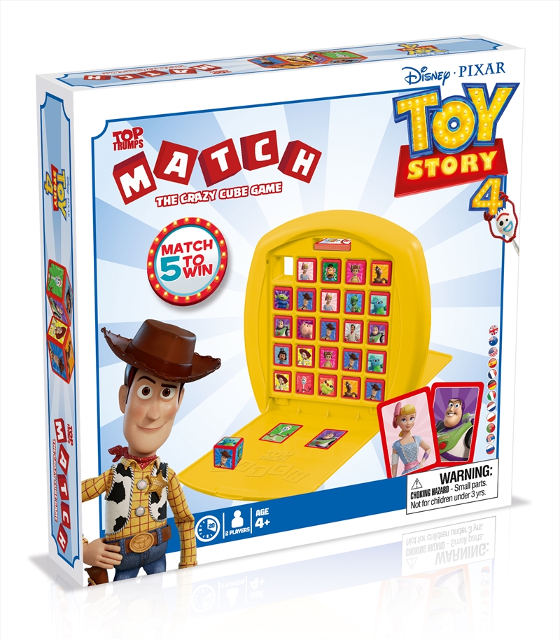 Toy Story 4 - Top Trumps Match Board Game | Merchandise