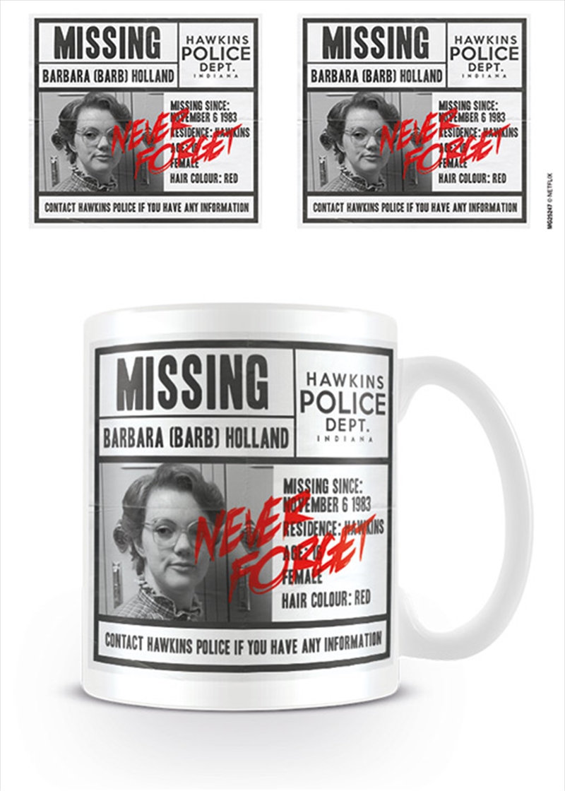 Stranger Things Missing Barb Mug/Product Detail/Mugs