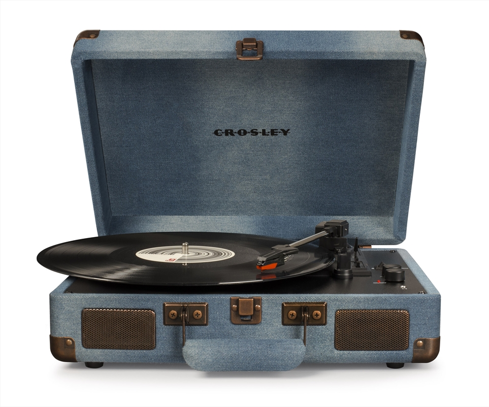 CROSLEY Cruiser Deluxe Portable Turntable - Denim | Merchandise
