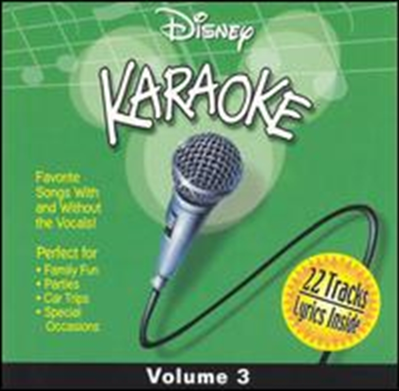 Disney Karaoke - Vol 3 | CD