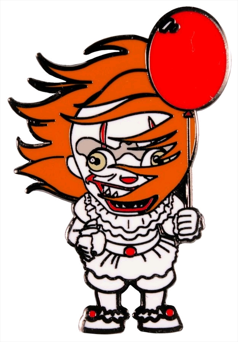 It (2017) - Pennywise Sweeping Hair Chibi Enamel Pin/Product Detail/Buttons & Pins