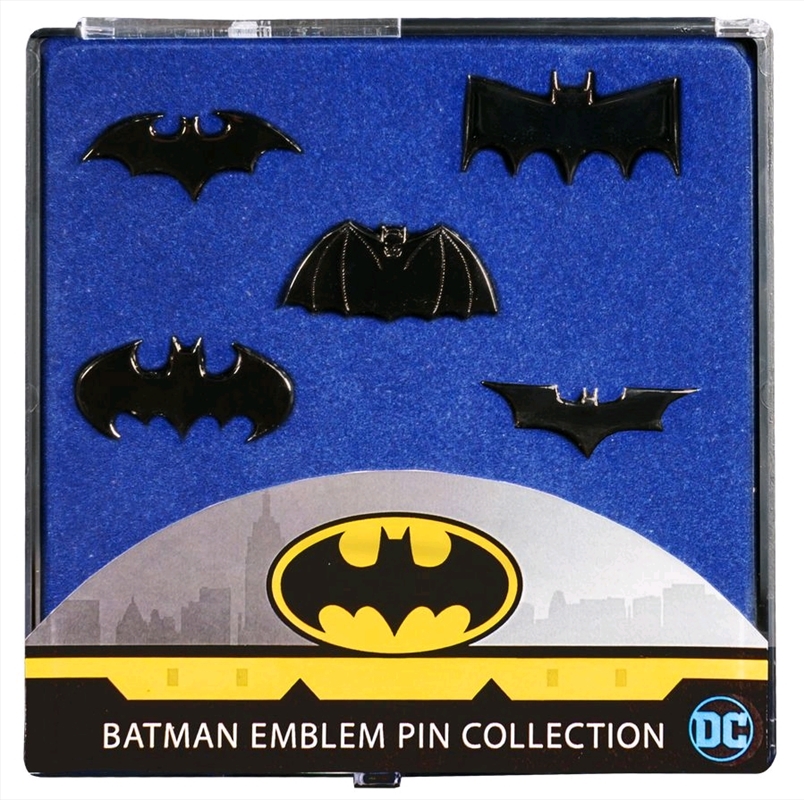 Batman - Batman Emblem Black Chrome Pin Collection/Product Detail/Buttons & Pins