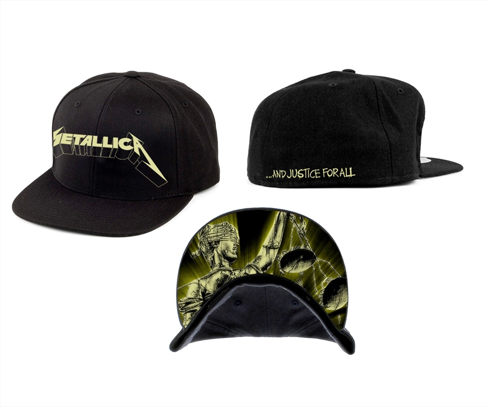 Metallica Justice Glow: Snapback Hat/Product Detail/Caps & Hats
