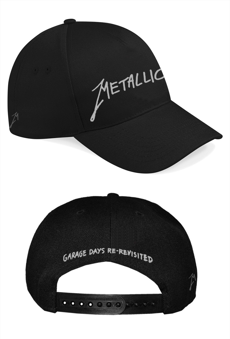 Metallica Garage Silver Logo: Snapback Hat/Product Detail/Caps & Hats