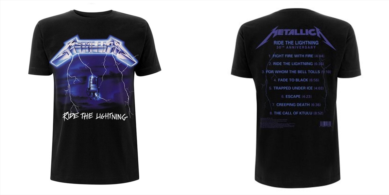 Metallica - Ride The Lightning: Tshirt: XL/Product Detail/Shirts