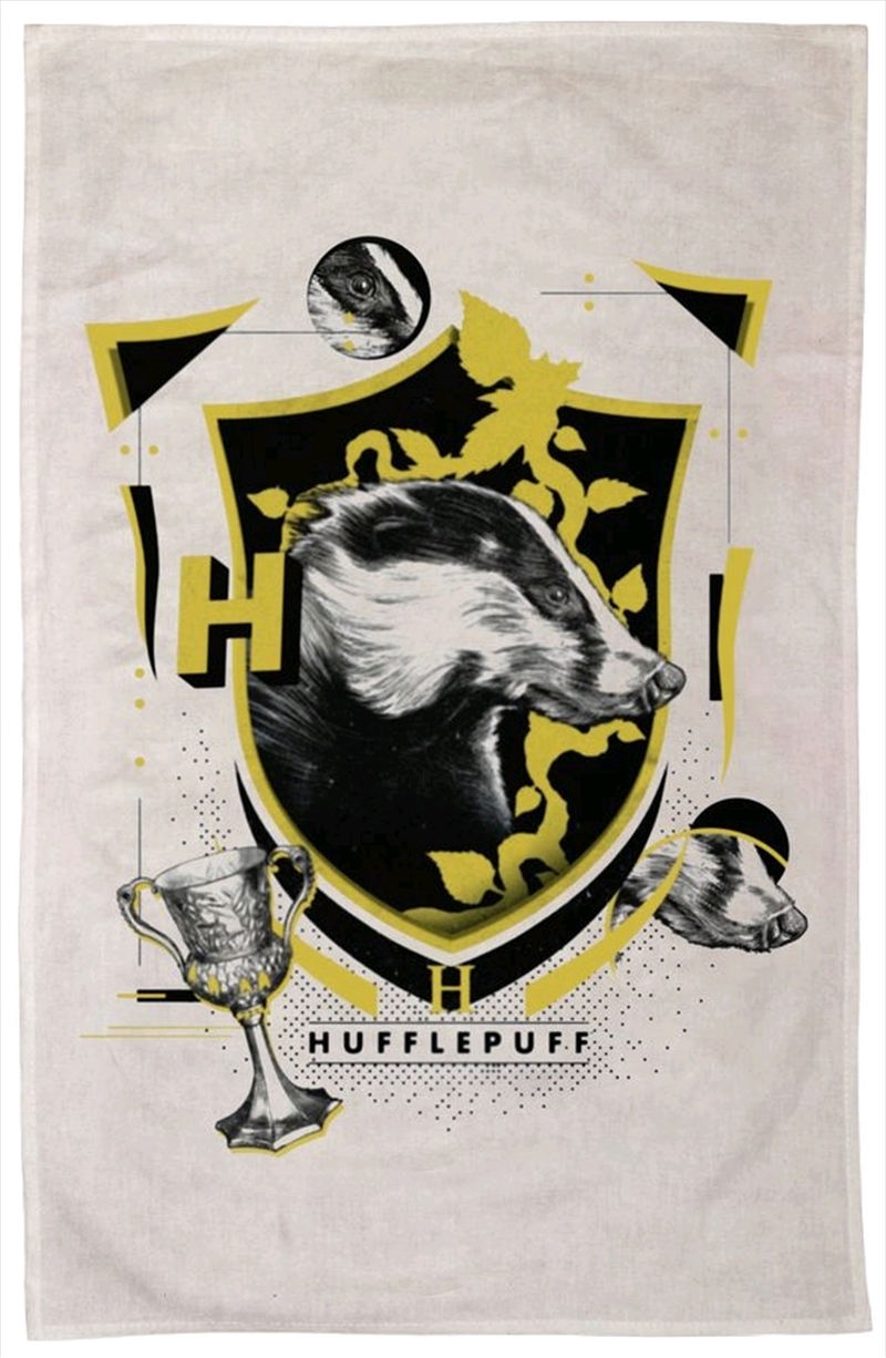 Harry Potter - Hufflepuff Tea Towel/Product Detail/Kitchenware