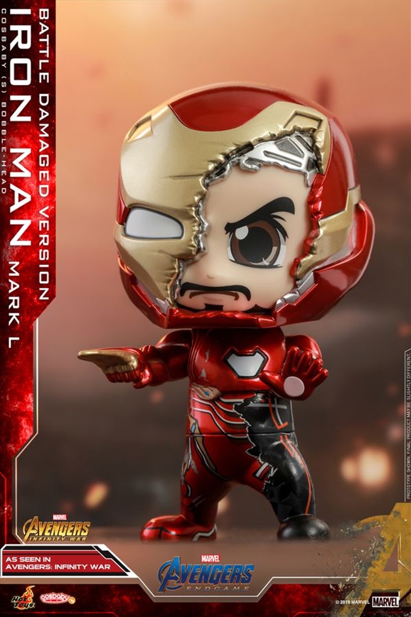 Avengers 4: Endgame - Iron Man Battle Damaged Cosbaby/Product Detail/Figurines