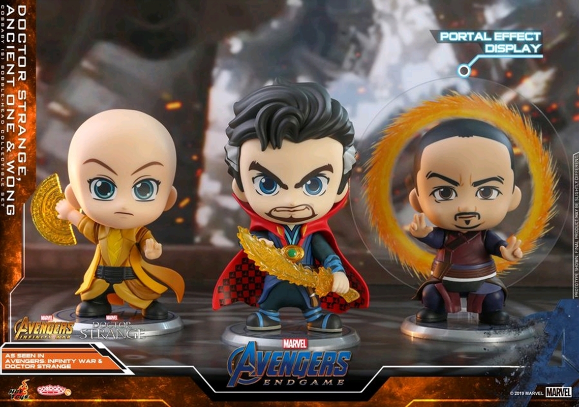 Avengers 4: Endgame - Doctor Strange, Ancient One & Wong Cosbaby Set/Product Detail/Figurines