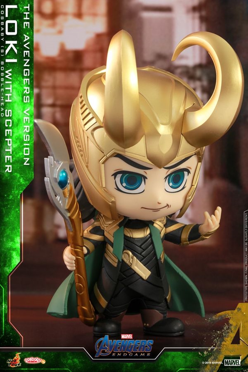 Avengers 4: Endgame - Loki w/Scepter Cosbaby/Product Detail/Figurines