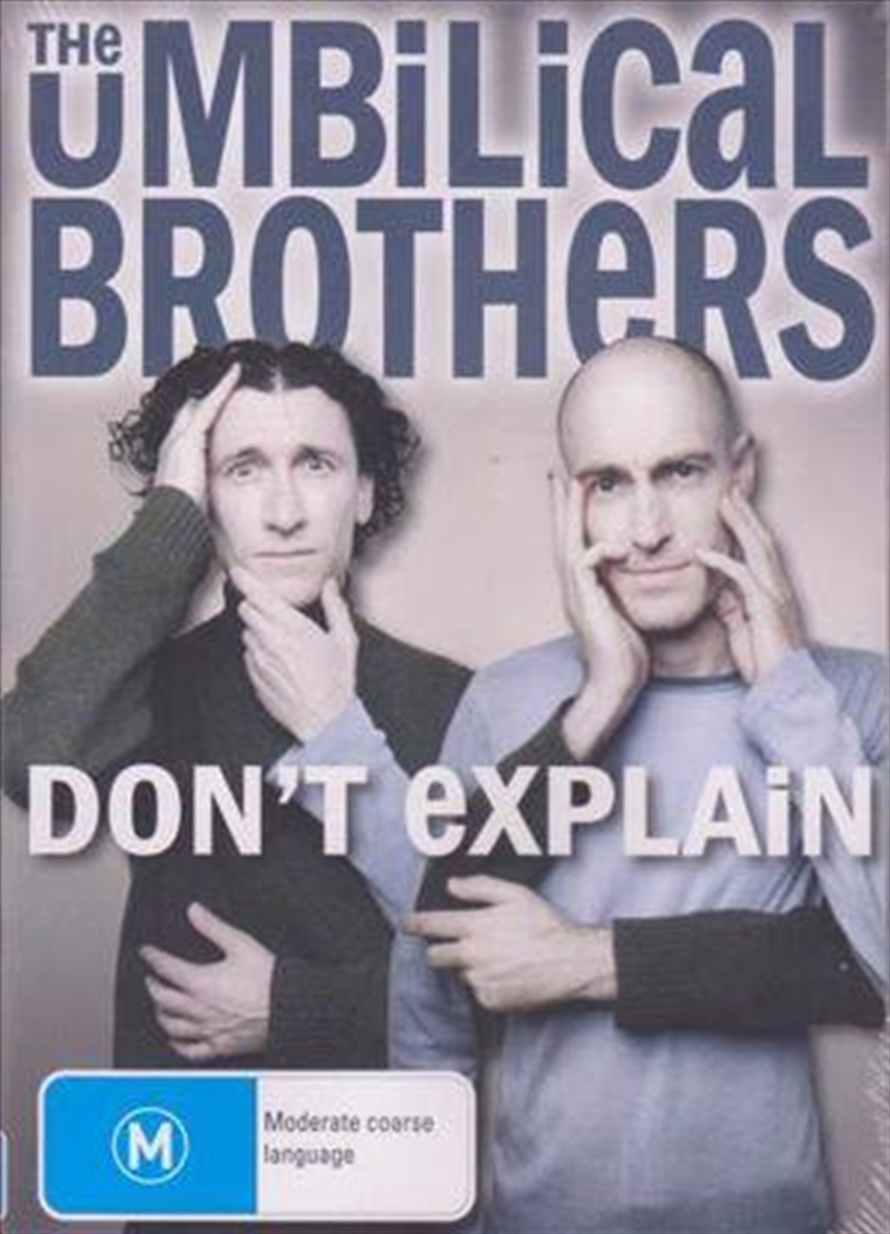 Umbilical Brothers - Don't Explain, The/Product Detail/Standup Comedy