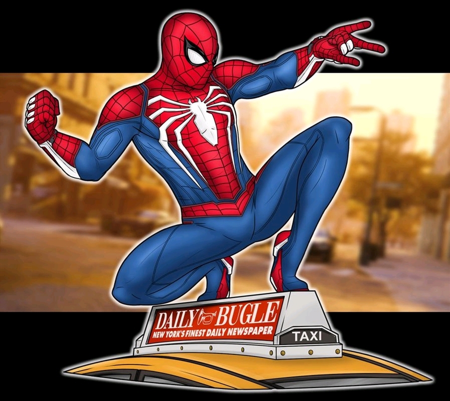 Spider-Man - Spider-Man on Taxi Gallery PVC Figure/Product Detail/Figurines