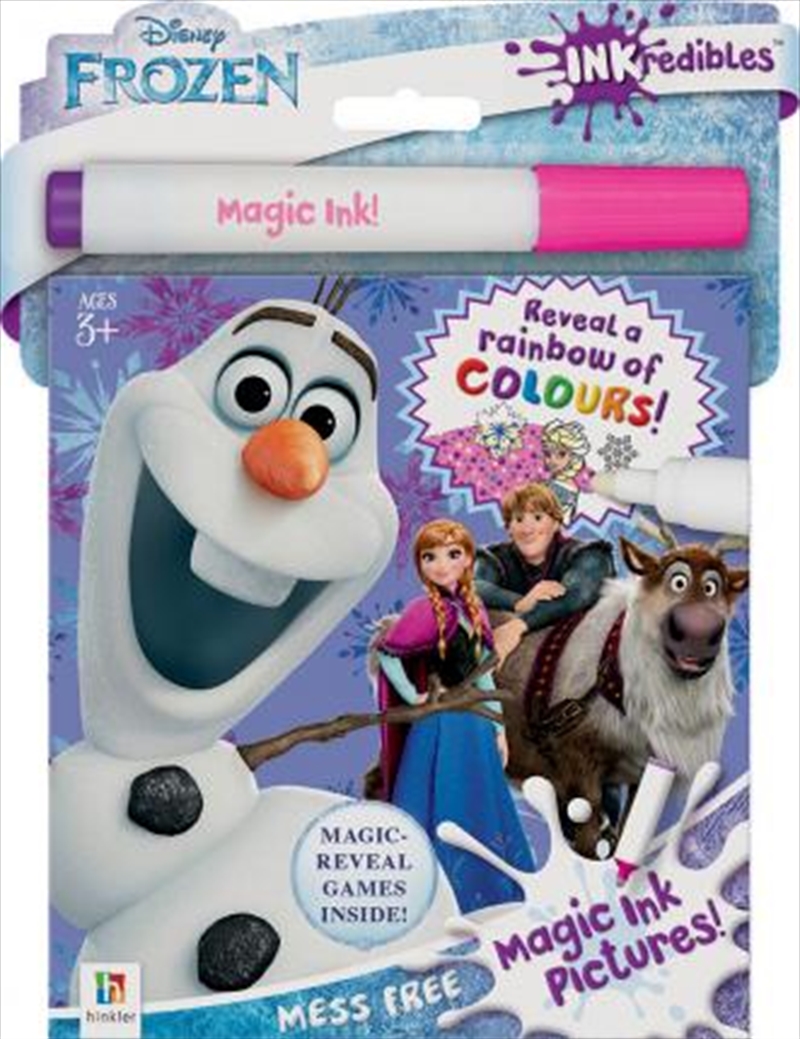 Inkredibles Disney Frozen Magic Ink Pictures (2019 Ed) | Hardback Book