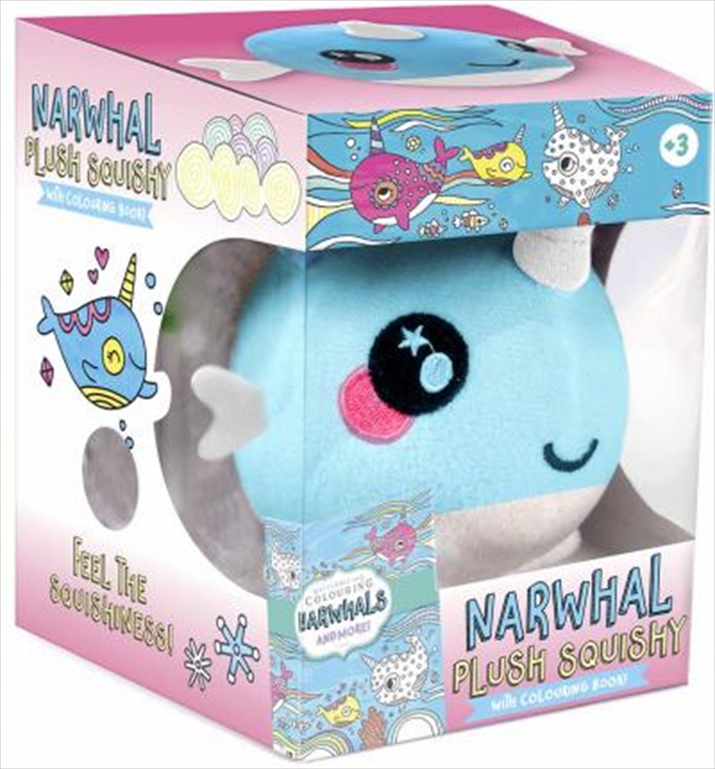 Plush Squishy and Book Kit: Narwhal/Product Detail/Children