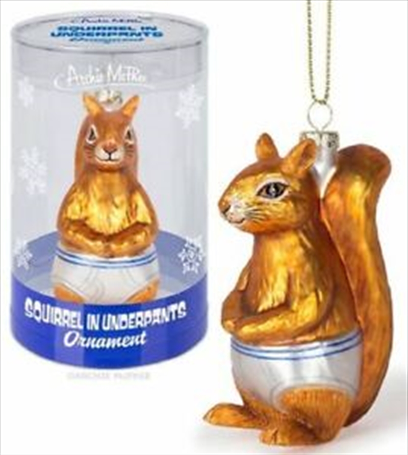 Squirrel In Underpants Ornament - Archie McPhee | Homewares