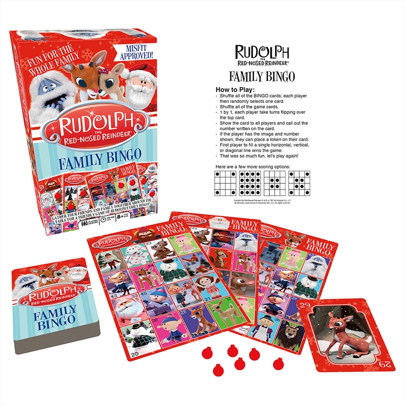 Rudolph Family Bingo/Product Detail/Board Games